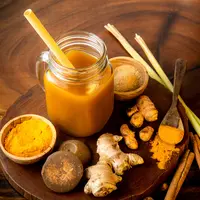 ilustrasi resep minuman jamu kunyit/w1snu.com/Shutterstock