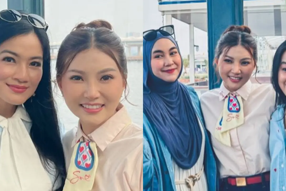 OOTD Selebritis Kenakan Pakaian dari Brand Sarwendah