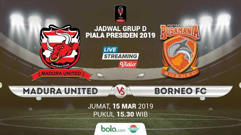 Madura United vs Borneo FC