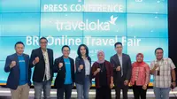 PT BRI (Persero) Tbk bekerja sama dengan Traveloka menggelar BRI-Traveloka Online Travel Fair. Dok BRI