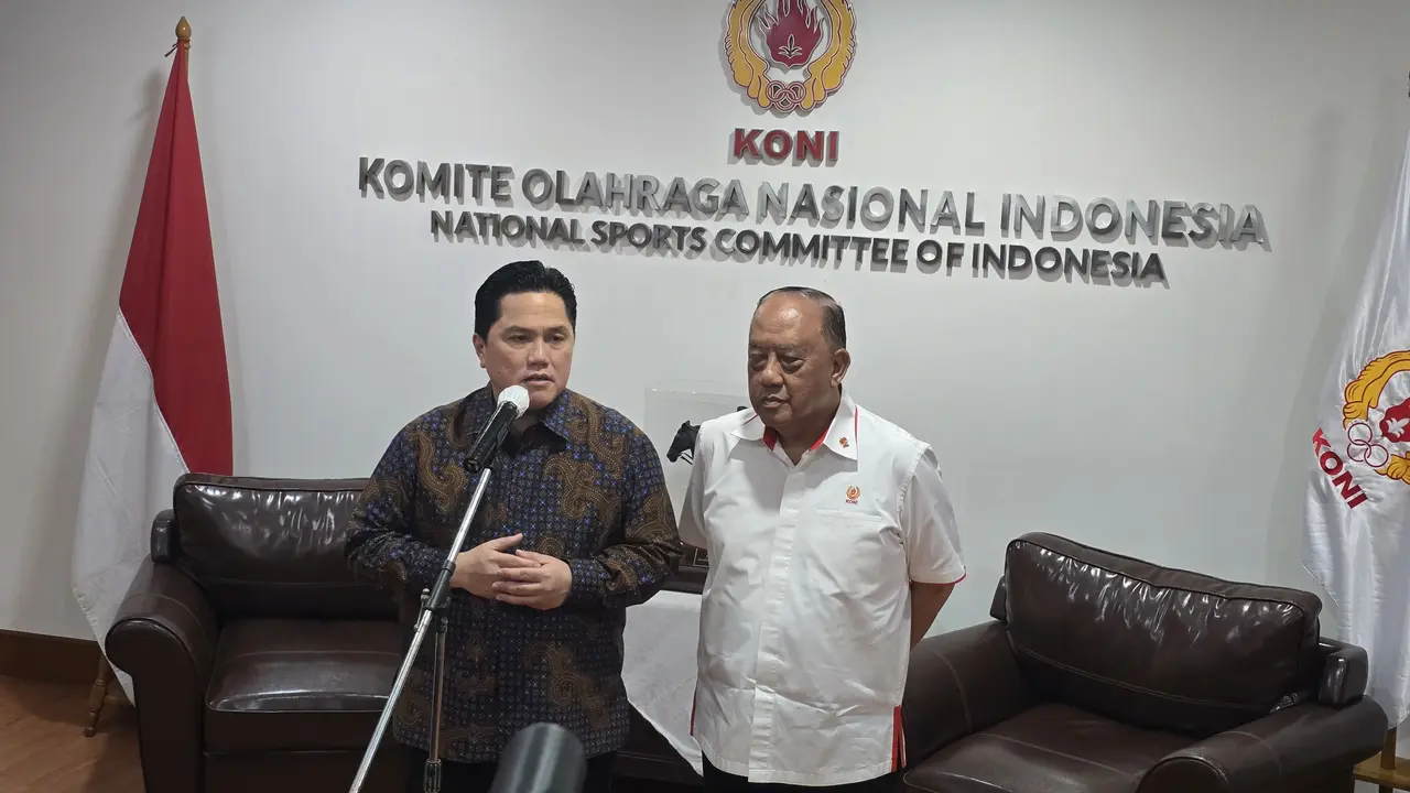 Menpora bersama ketua KONI