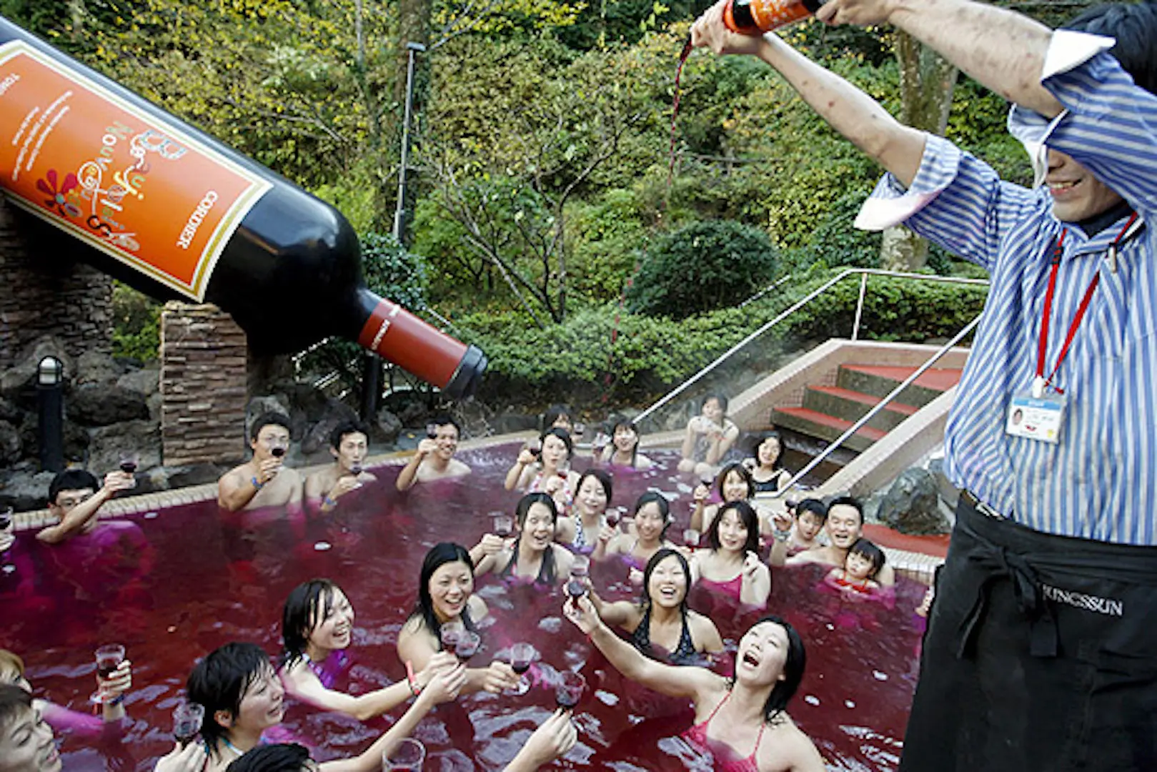Unik, di Jepang ada kolam berbagai rasa