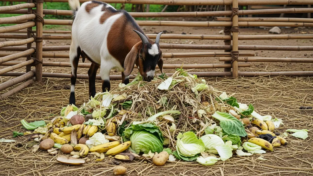 Tips Ternak Kambing Modal Kecil Pakan dari Limbah Dapur