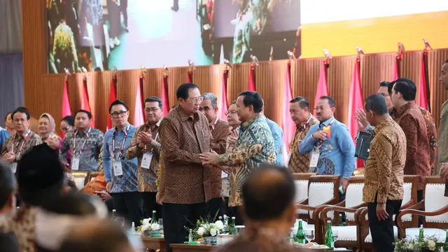 SBY Hadiri Silaturahmi KIM di Hambalang