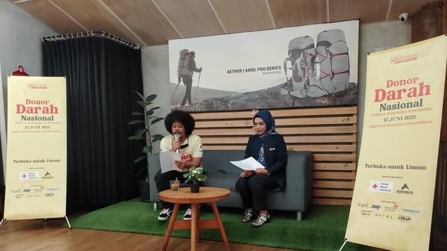 Eddi Brokoli selaku Ketua Komite AIS Donor Darah Nasional