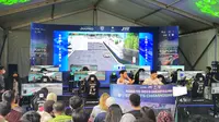 Balapan simulator Formula E Jakarta 2023