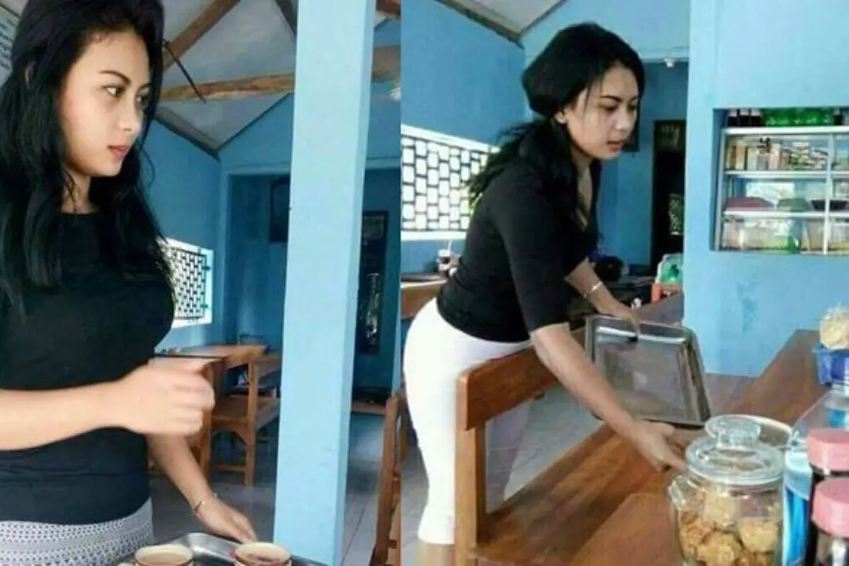 Bukan di Depok, Andita Lela Karlita Penjaga Warung di Nganjuk