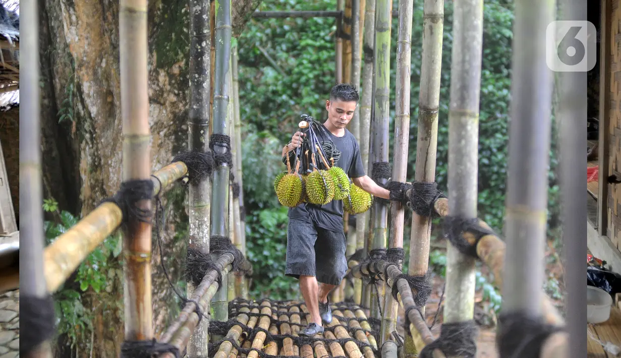 Padahal di luar pemukiman Baduy Luar di Ciboleger yang hanya berjarak sekitar 300 meter terdapat warga positif covid-19. (merdeka.com/Arie Basuki)