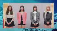 BLACKPINK menyampaikan pidato mereka terkait perubahan iklim. (Tangkapan Layar YouTube BLACKPINK)