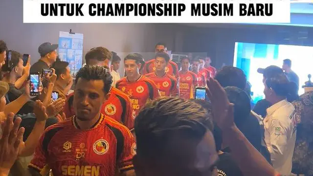 Berkekuatan 35 pemain, Semen Padang menggelar launching untuk Championship musim baru