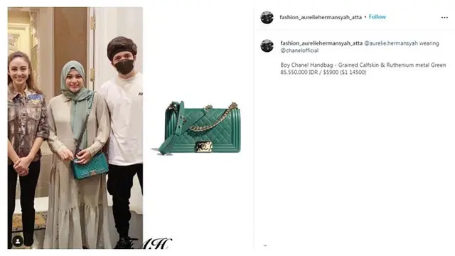 8 Koleksi Tas Branded Aurel Hermansyah, Ada yang Ditaksir Capai Rp 1 Miliar