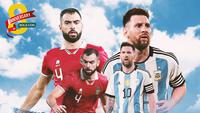 Timnas Indonesia vs Timnas Argentina - Jordi Amat vs Lionel Messi (Bola.com/Decika Fatmawaty)