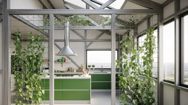 Desain Dapur Dinding Baja Ringan yang Kokoh Tahan Angin