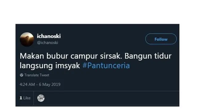 pantun puasa (foto: twitter)