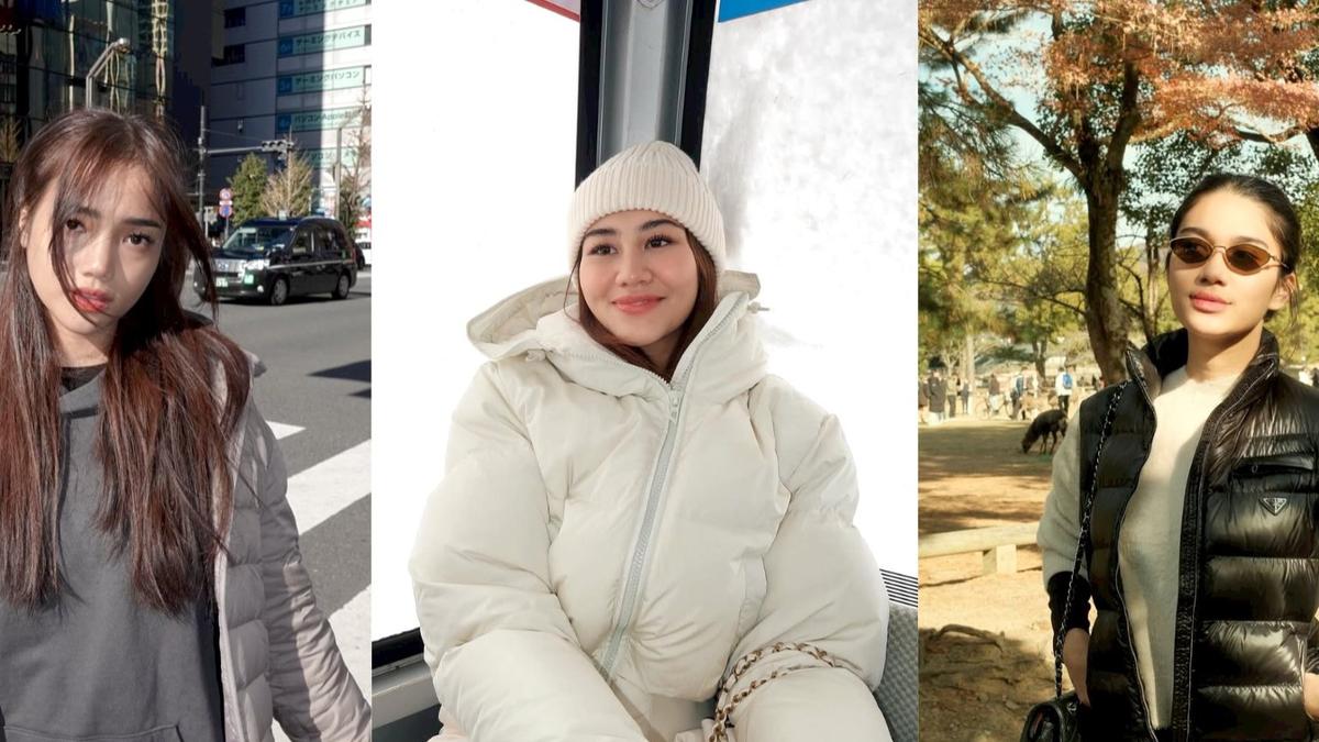 8 Inspirasi Padu Padan Jaket Puffer untuk Liburan Musim Dingin ala Fuji An, Azizah Salsha, hingga Aaliyah Massaid