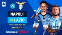 Saksikan Big Match Live Streaming Serie A Liga Italia Napoli Vs Lazio Sabtu, 4 Maret 2023 di Vidio