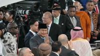 Presiden Republik Indonesia Prabowo Subianto akan menyampaikan pidato tahunan kenegaraaan menjelang Hari Kemerdekaan Indonesia. (BAY ISMOYO/AFP/POOL)