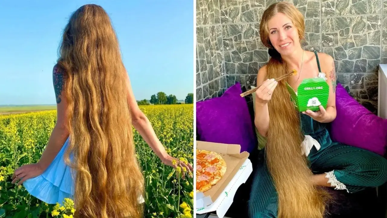 Rapunzel di dunia nyata dengan rambut yang panjangnya hingga lutut, begini cara merawatnya/dok. @mazanik_aliona