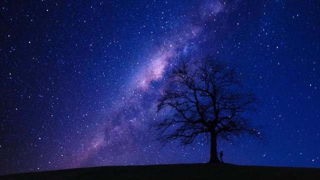 Ilustrasi malam hari, Milky Way, Galaksi Bima Sakti