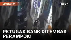 Geger! Petugas Bank Ditembak Perampok Bersenjata Api