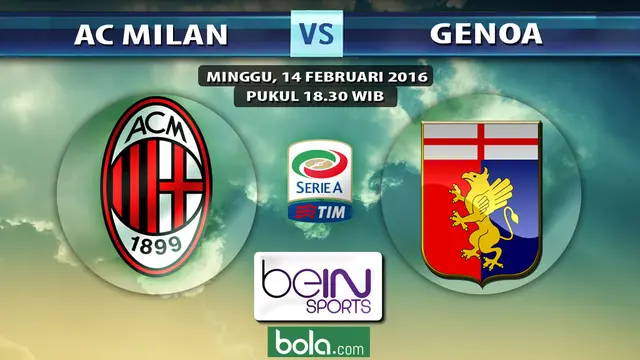 Ac Milan Vs Genoa(bola.com/Satria Mardani)