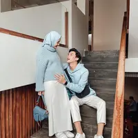 Potret Rey Mbayang Dampingi Dinda Hauw Selama Hamil. (Sumber: Instagram.com/rey_mbayang)