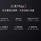 Sejumlah spesifikasi Mi Max 3 dari Presiden Xiaomi, Bin Lin (Foto: GSM Arena)