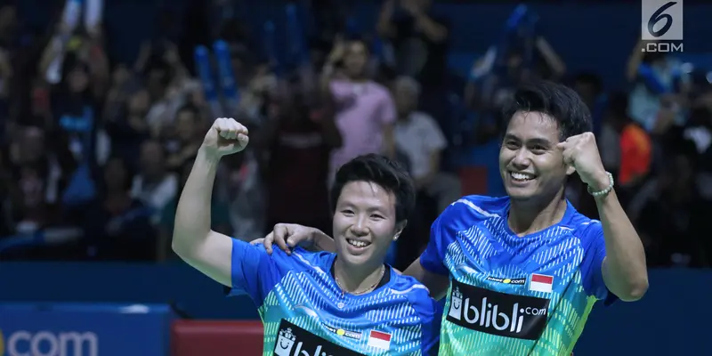 Tontowi Ahmad / Liliyana Natsir Sabet Gelar Juara Indonesia Open 2018