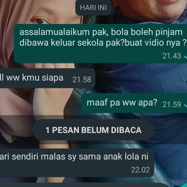 10 Chat Kocak Guru dan Murid Undang Gelak Tawa