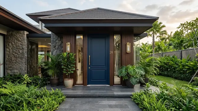 Warna Cat Pintu Cantik yang Bikin Rumah Terlihat Mahal/AI Generated