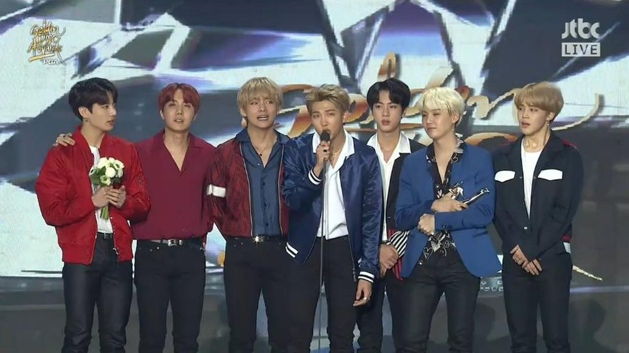 BTS di Golden Disc Awards 2018