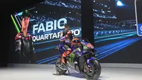 Launching Motor di Jakarta, Ini Jawaban Fabio Quartararo Saat Ditanya Perbedaan Motor Yamaha YZR-M1 dengan Mesin V4 dan Inline 4