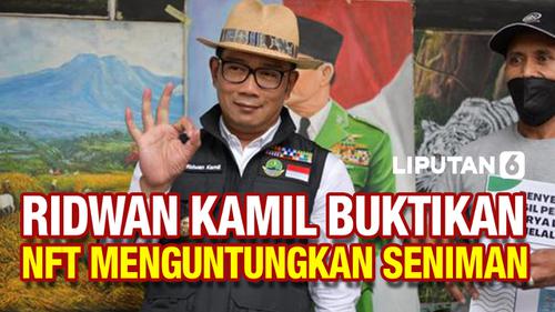 Ridwan Kamil Serahkan Uang Hasil Penjualan Lukisan di NFT