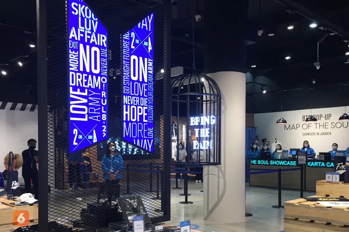 BTS Map of the Soul Pop Up Store Buka di Jakarta, Ada 400 Produk dan Spot Foto
