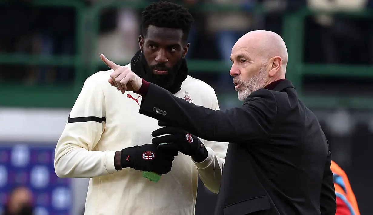 Pada musim panas 2021 lalu, AC Milan memutuskan untuk kembali meminjamnya. Namun, lagi-lagi Bakayoko gagal bersinar di Italia. (AFP/Marco Bertorello)