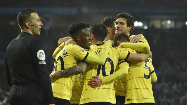 FOTO: Chelsea Taklukkan Aston Villa pada Laga Boxing Day Liga Inggris