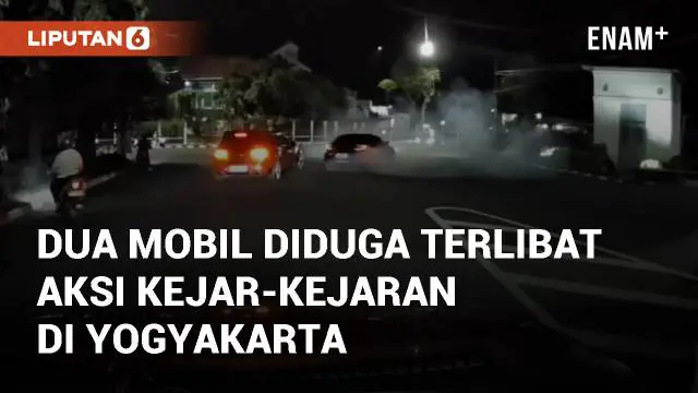 VIDEO: Viral Dua Mobil Diduga Terlibat Aksi Kejar-kejaran di Yogyakarta