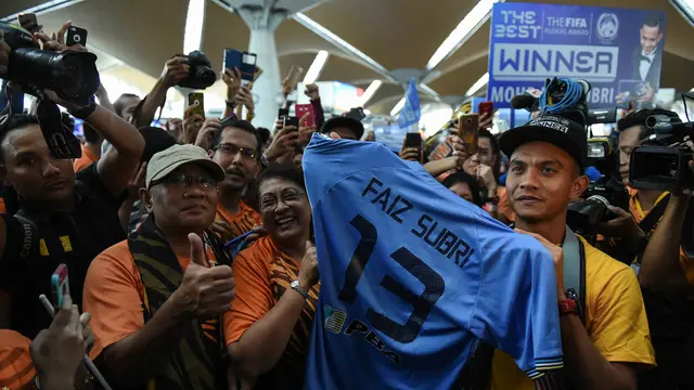 Raih Puskas Award, Faiz Subri Kembali ke Malaysia bak Pahlawan