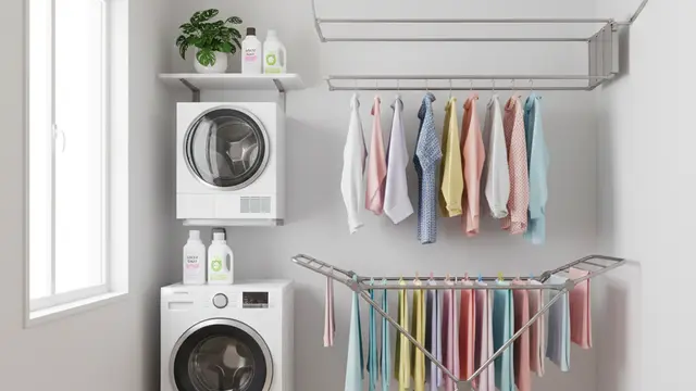 Dryer Mini dan Rak Tambahan (Jika Sering Hujan)