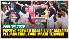 Popsivo Polwan Hajar Livin' Mandiri 3-0, Siap Kejar Tiket Final Four Proliga 2026