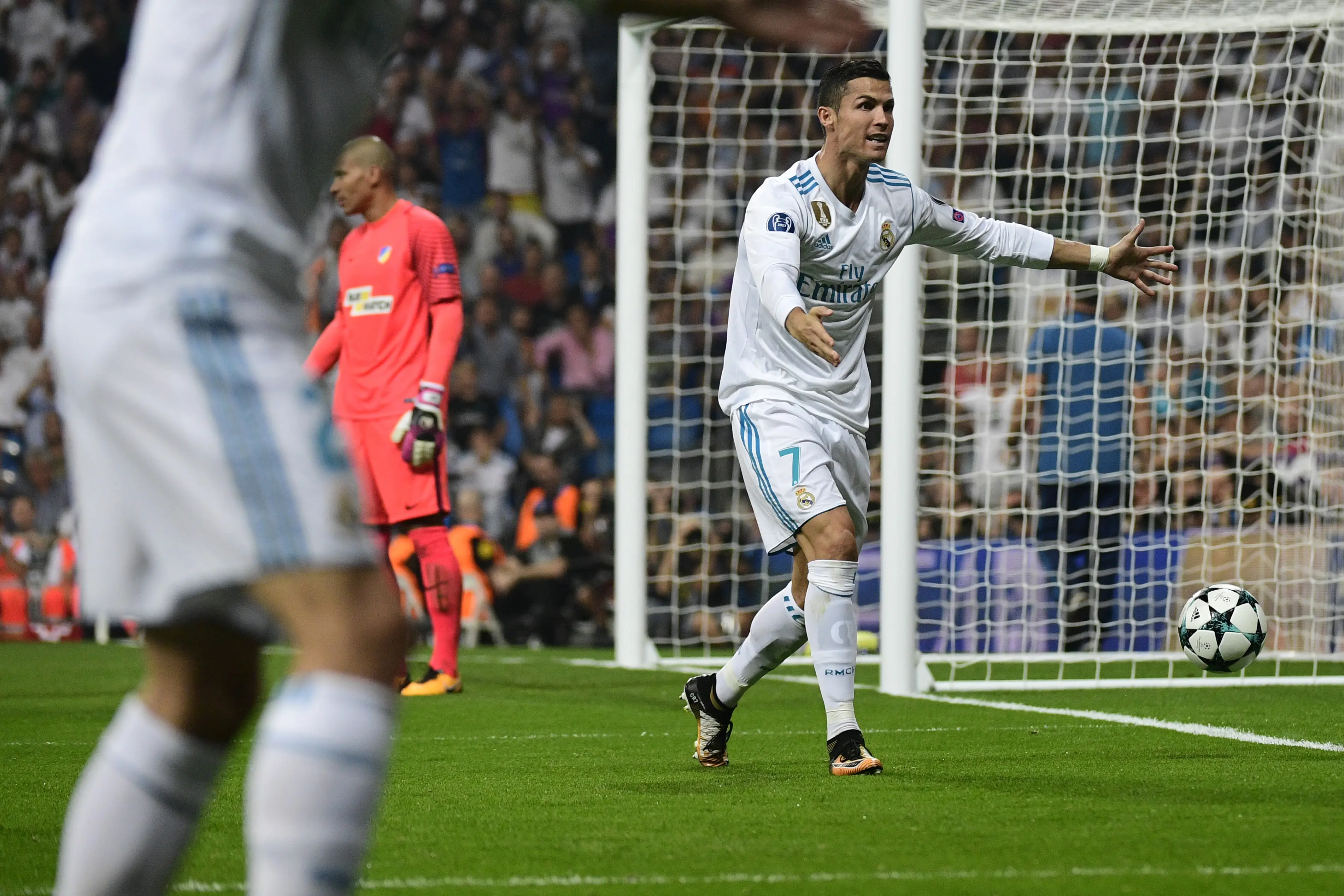 Bintang Real Madrid Cristiano Ronaldo. (AFP/Pierre-Philippe Marcou).