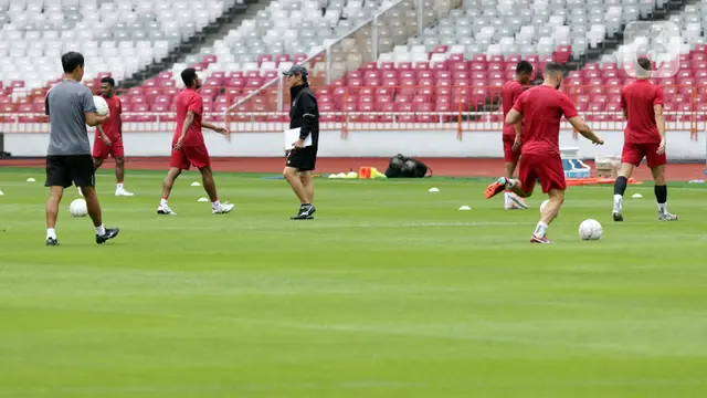Timnas Indonesia Jalani Latihan Resmi Jelang Melawan Kamboja di Fase Grup A AFF 2022