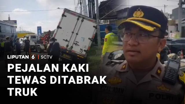 Seorang pejalan kaki tewas tertabrak truk yang kehilangan kendali di jalan arteri Nagreg, Kabupaten Bandung, Jawa Barat, Jumat siang. Akibat kecelakaan, arus balik dari arah Garut menuju Jakarta, di jalur selatan Nagreg, macet hingga 2 kilometer.