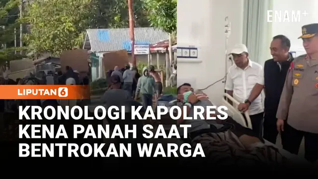 Kronologi Kapolres Kena Panah Saat Bentrokan Warga Tual Maluku