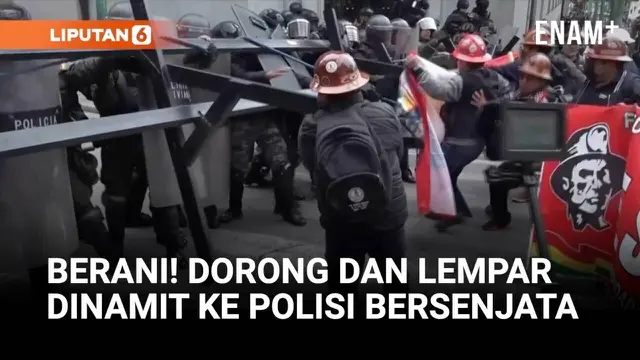 Harga BBM Naik, Penambang Lempar Dinamit Ke Polisi di Bolivia