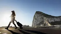 Kawasan Gibraltar yang menjadi sengketa antara Inggris dan Spanyol sejak lebih dari satu abad silam (AP/Daniel Ochoa de Olza)
