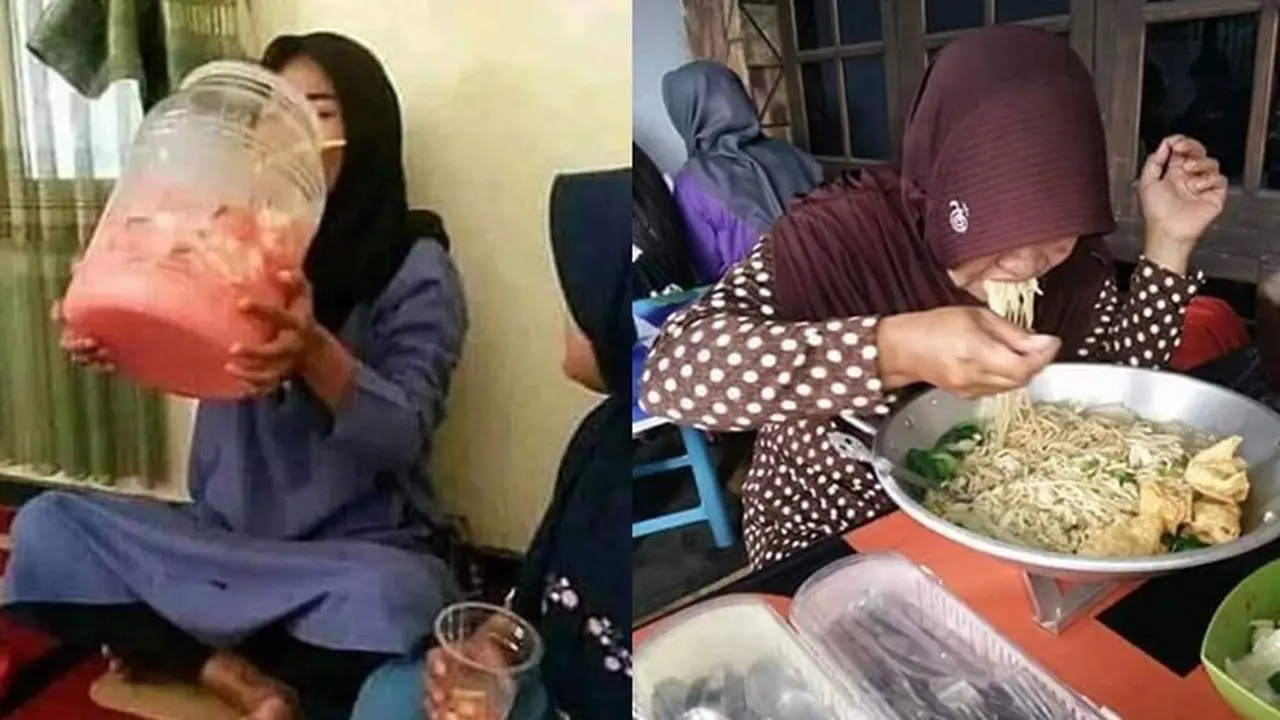 6 Kelakuan Kocak Orang Makan Porsi Besar, Terlalu Lapar