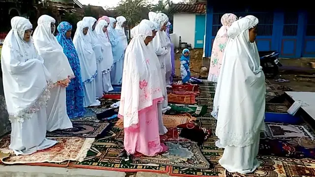 Komunitas Islam Aboge di Ajibarang Kabupaten Banyumas menggelar Saat Idul Fitri. (Foto: Liputan6.com/Mulyadi untuk Muhamad Ridlo)
