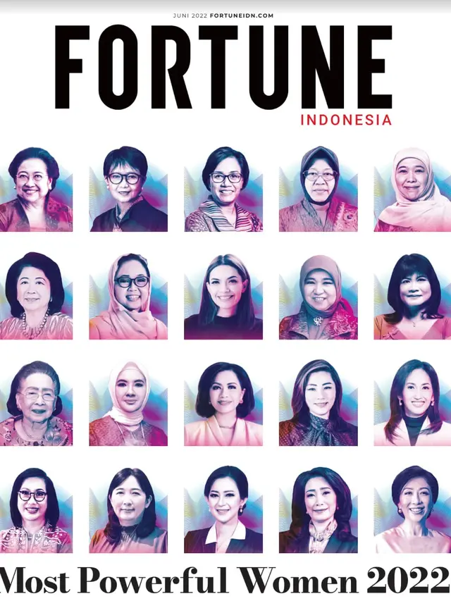 Most Powerful Women 2022 atau daftar perempuan 'terkuat' versi Fortune Indonesia.