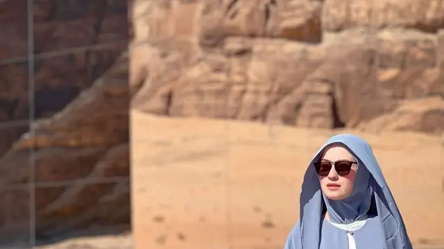 Potret Kimberly Ryder di Al Ula. (credit: instagram.com/kimbrlyryder)